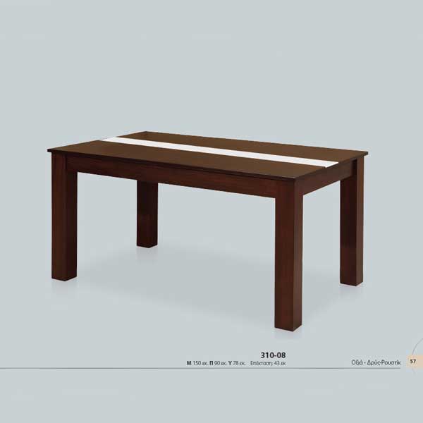 Τραπέζι οξιά - δρυς - ρουστίκ 310-08